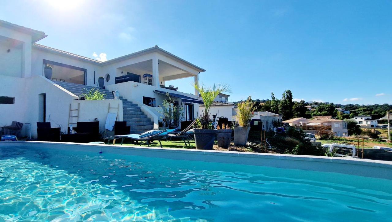 Villa Bistinetti Rez De Villa Tout Confort Avec Piscine Penta di Casinca Екстериор снимка