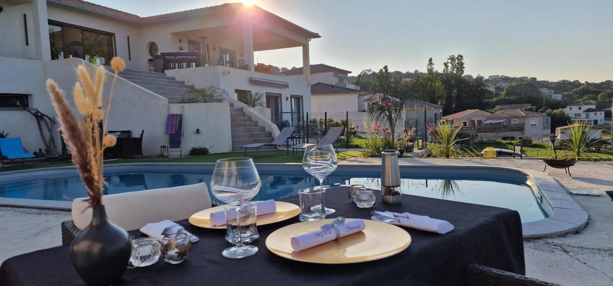 Villa Bistinetti Rez De Villa Tout Confort Avec Piscine Penta di Casinca Екстериор снимка